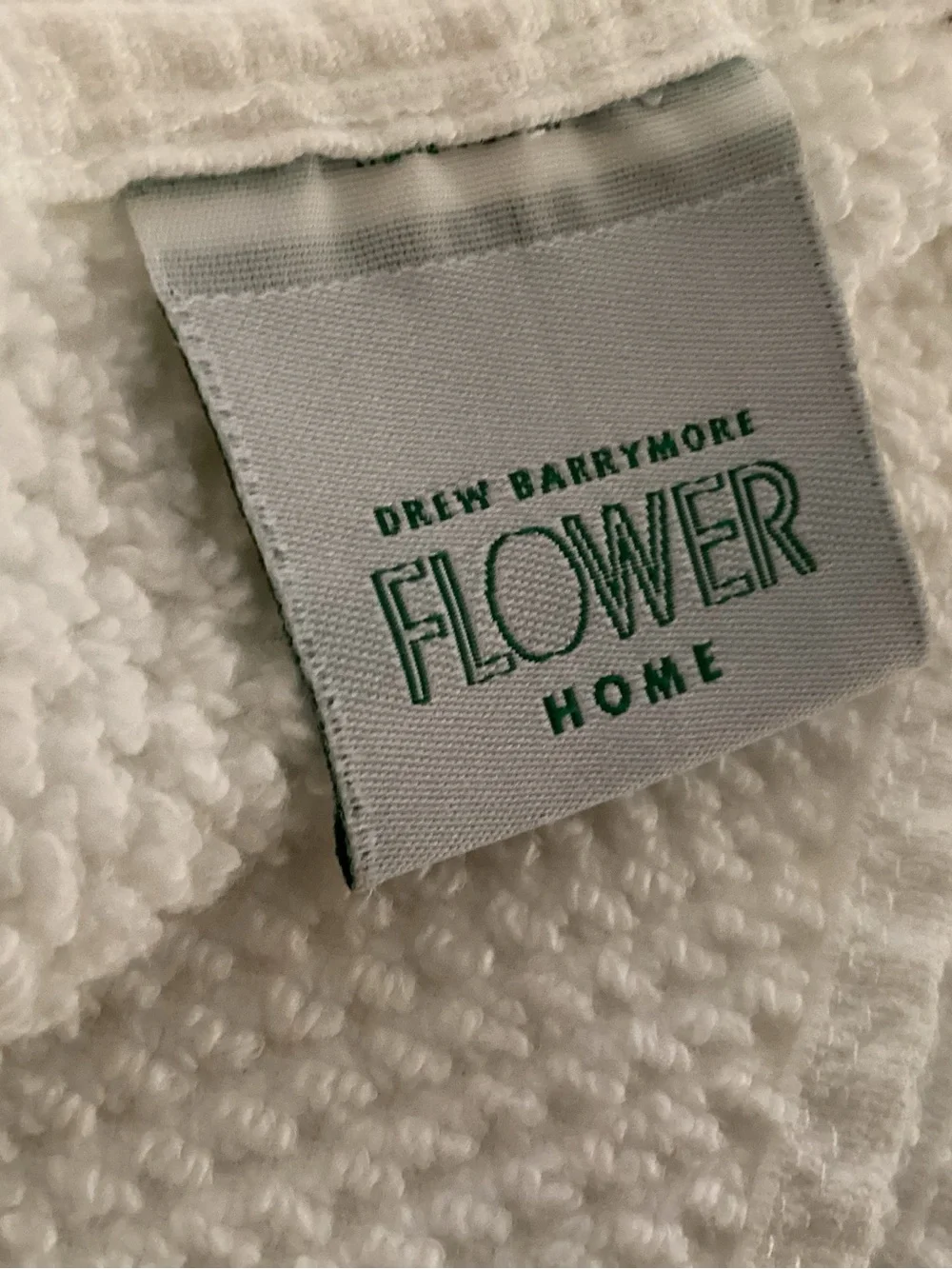 2 Off-white hand towel and 2 face towels set